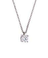 Necklace Damiani Woman Luce in White Gold Diamante 0.30 Ct 20055863 - 20055863